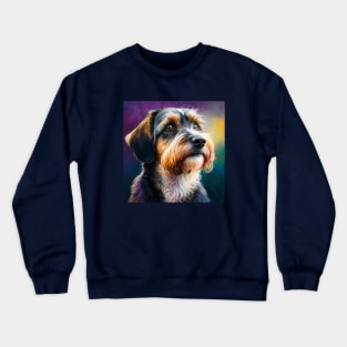 Pet Dog Schnauzer Mix Crewneck Sweatshirt